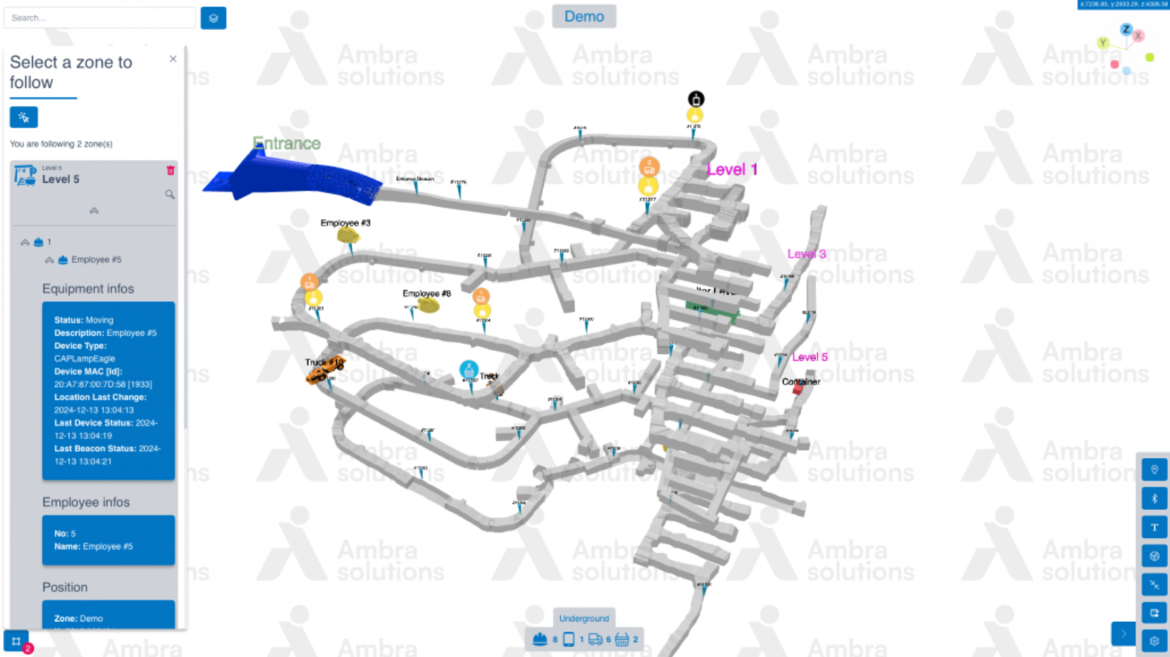 Ips Tracking Map iPS (Intelligent Positioning System) - Ambra EN